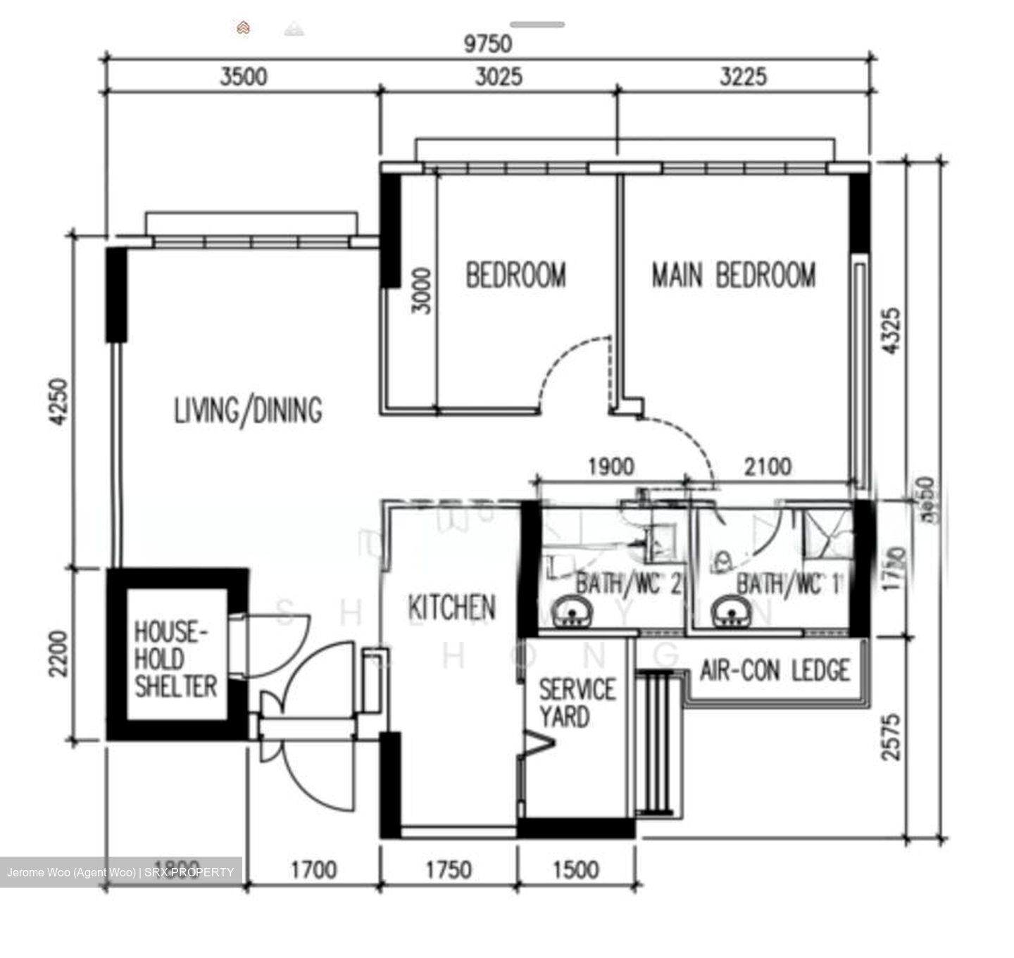 Blk 659B Waterway Sunray (Punggol), HDB 3 Rooms #522909331